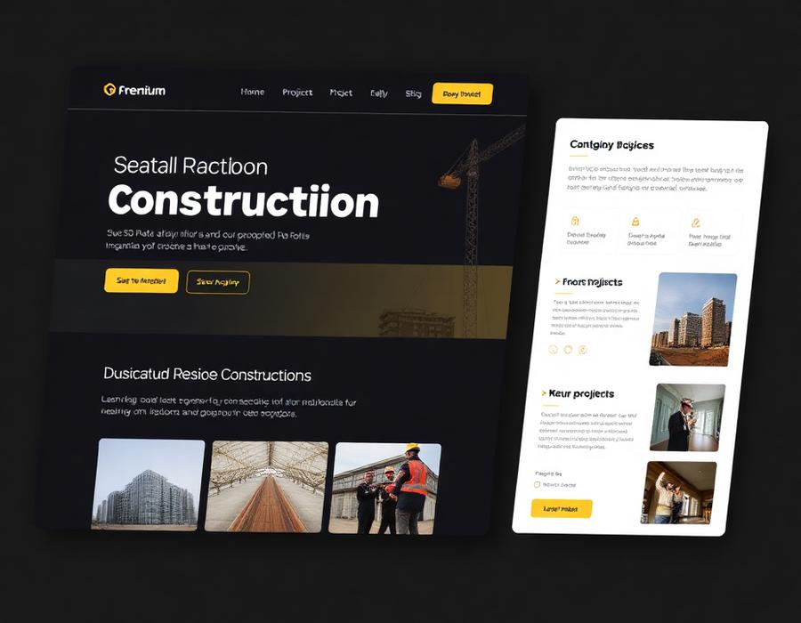 Granite Builders & Infra website design